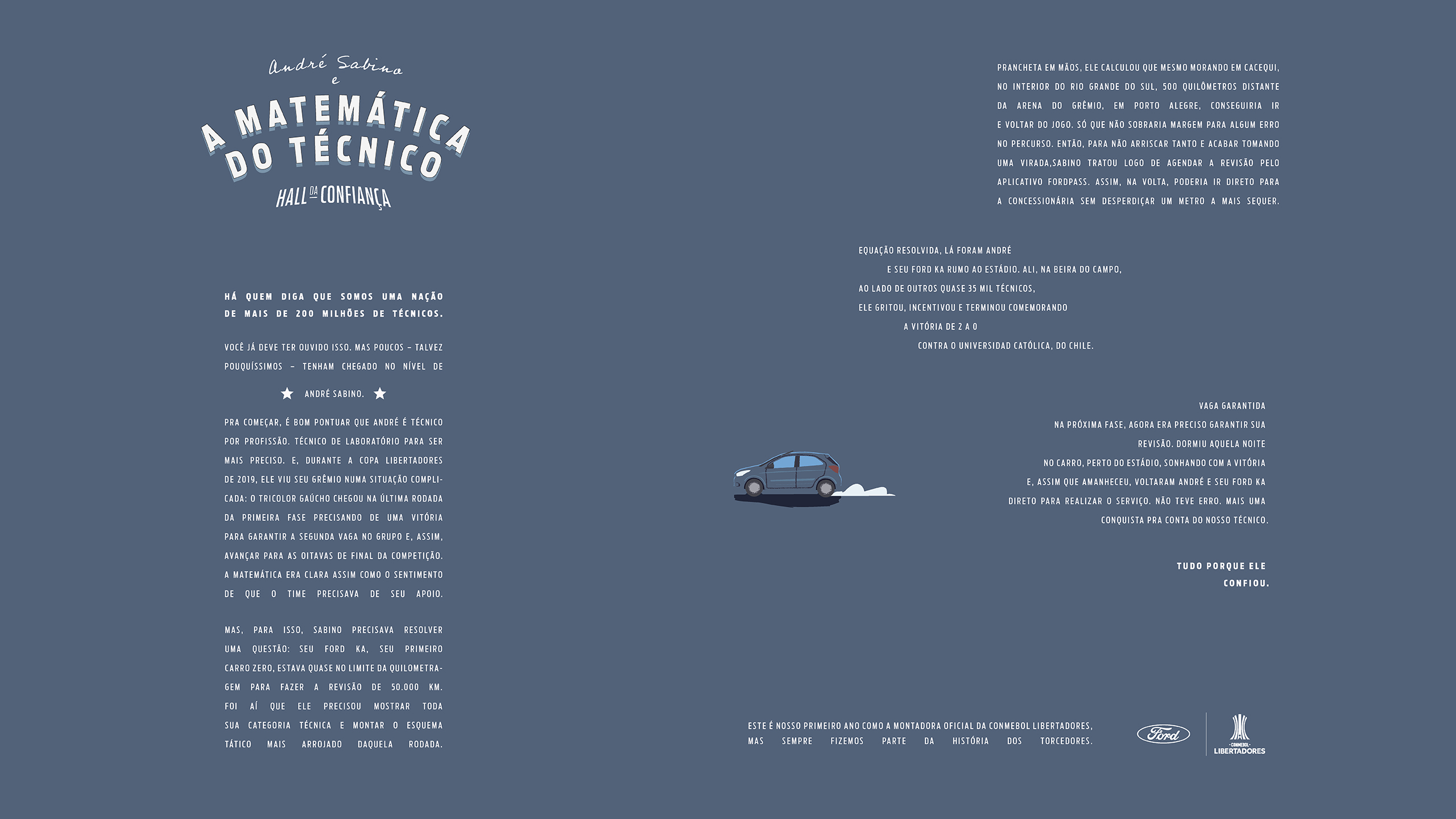 Hall da Confiança - Crônica sobre André